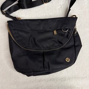lululemon athletica Classic Black Crossbody Bag